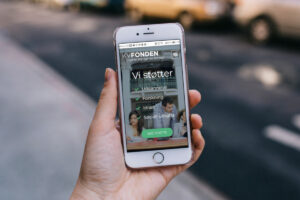 KV Fonden responsive website