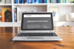 KV Fonden old website